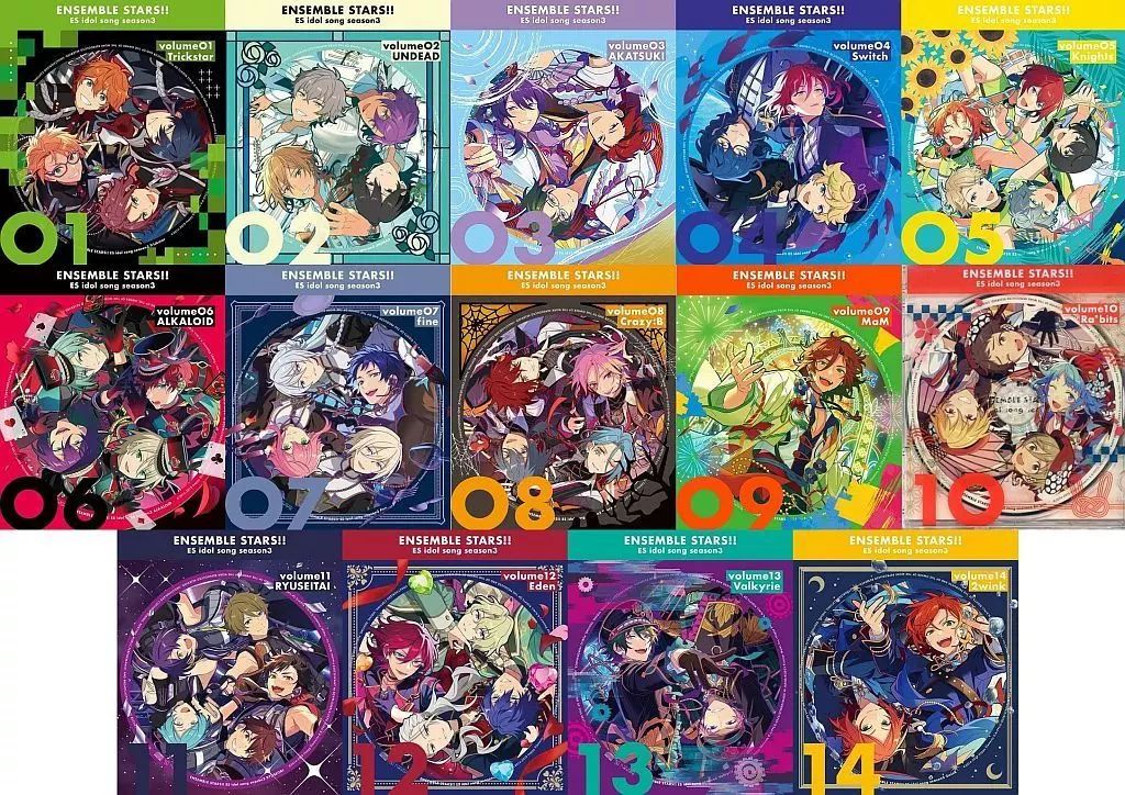 あんスタ ESアイドルソング season3 CD14枚 まとめ売り 全巻 Amazon | Trickstar「Daydream×Reality」あんさんぶるスターズ