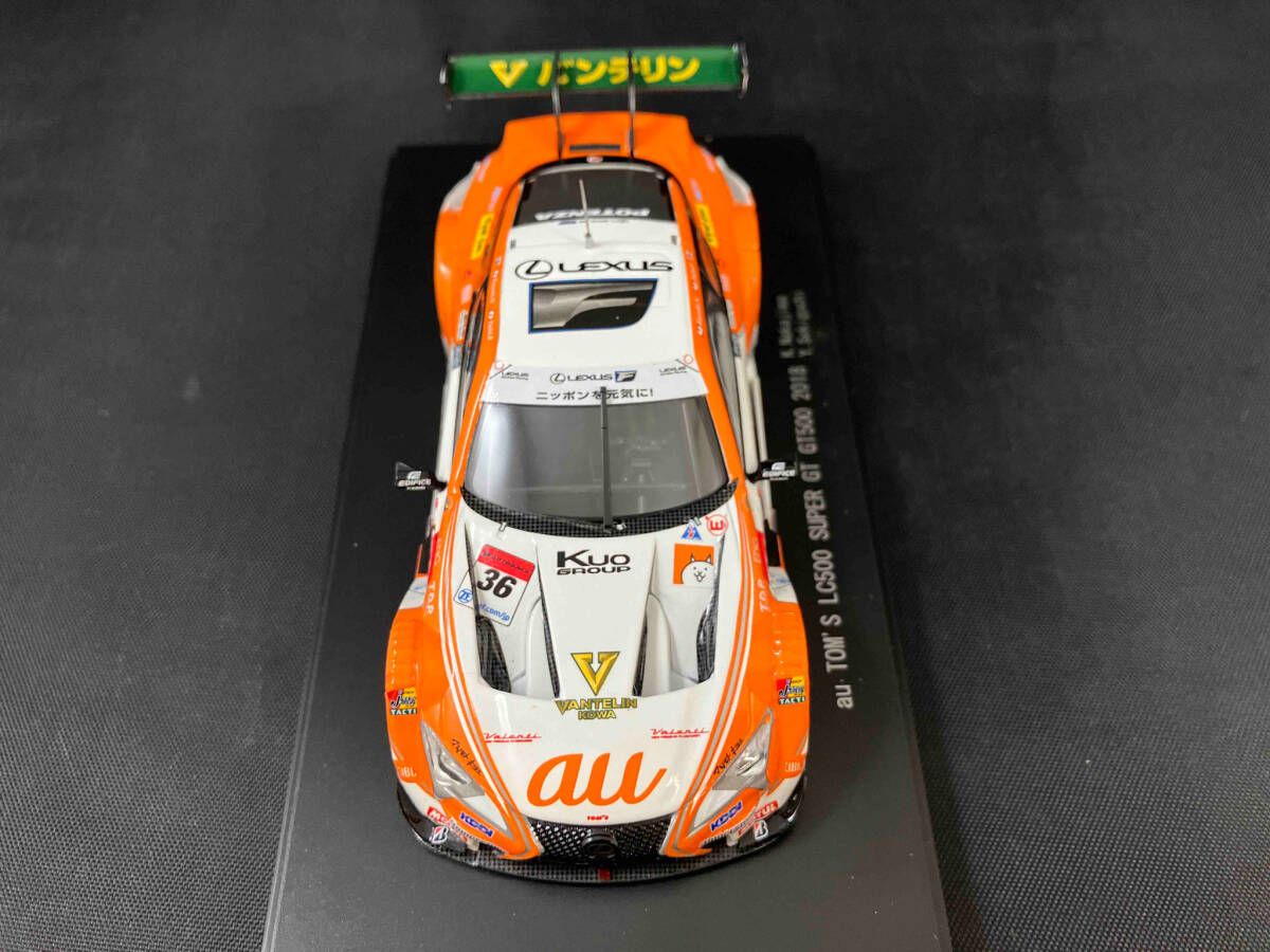 au TOM'S LC500 SUPER GT 2018 エブロ トムス エブロ 1/43 au TOM'S LC500 SUPER GT GT500 2018 No.36