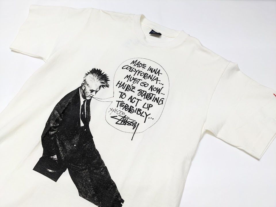 デッドストック 未使用品 OLD STUSSY ステューシー 代官山チャプト12周年記念 手刷りTシャツ コットン ホワイト M 00s 90s  紺タグ - メルカリ