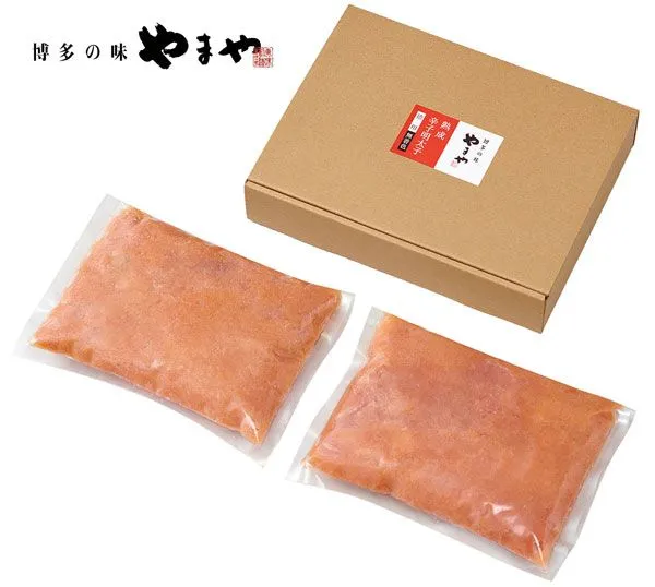 やまや 辛子 明太子 熟成無着色 徳用冷凍｜(500g×2)｜贈物 プレゼント