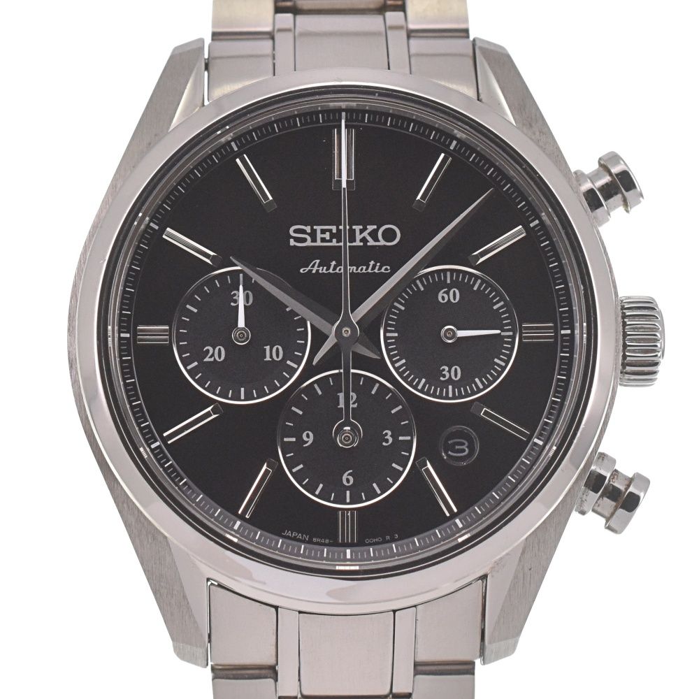 セイコー SEIKO SARK007|8R48-00G0 プレサージュ クロノグラフ 自動巻き メンズ H 139722