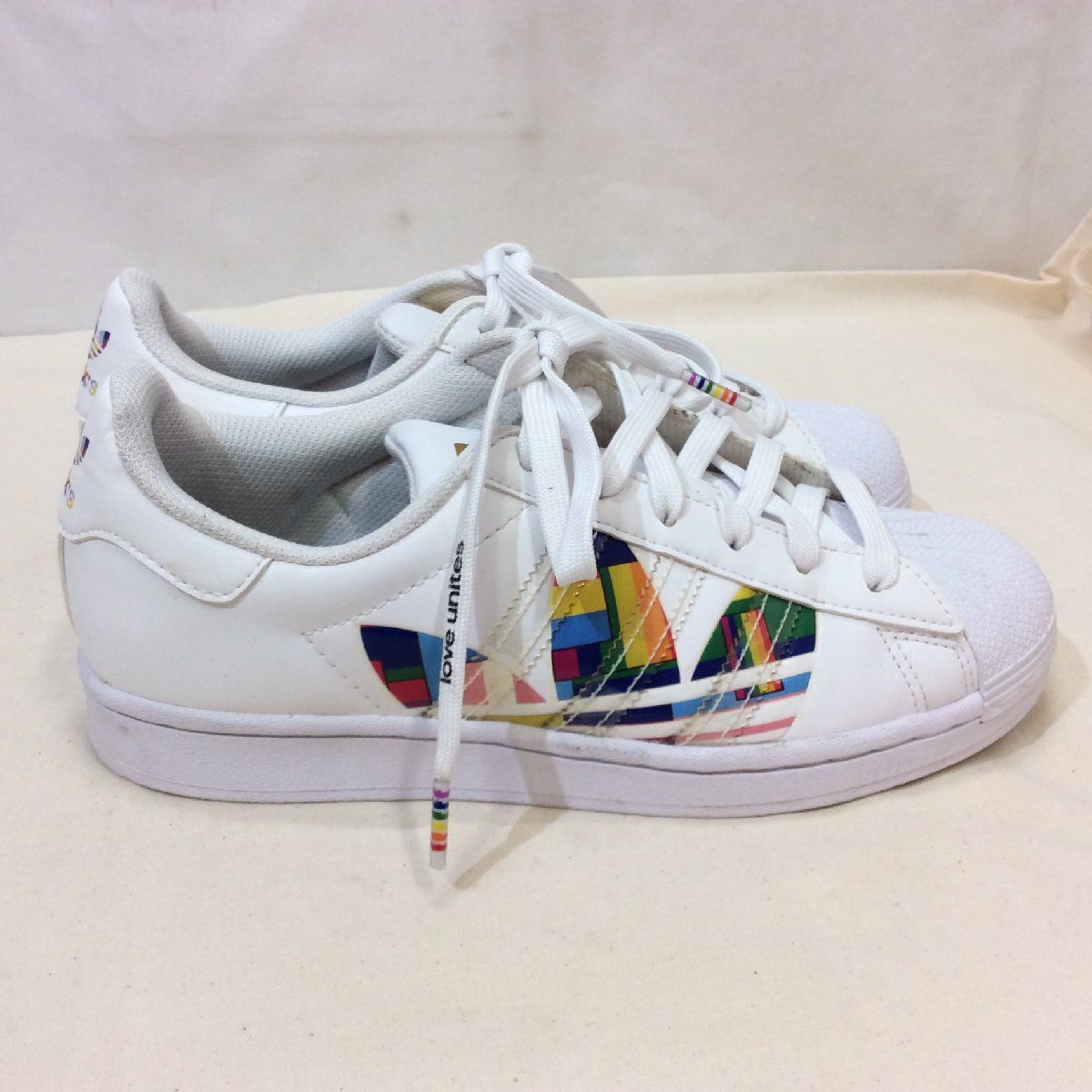 Adidas superstar rainbow outlet pride