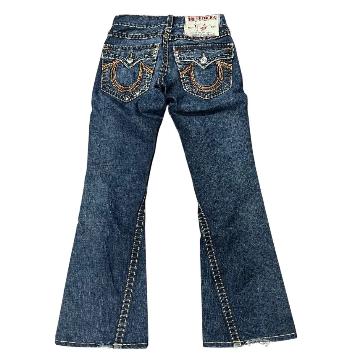 00s y2k TRUE RELIGION RAINBOW JOEY フレアデニム io io着用 usa 