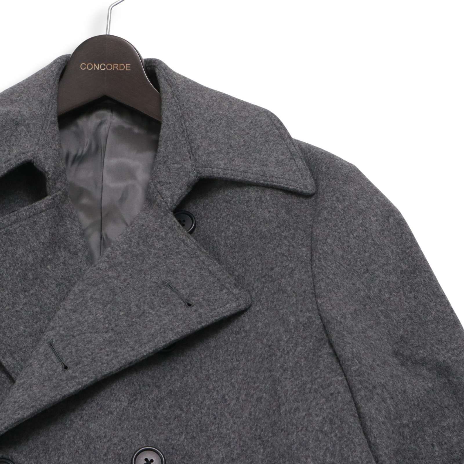 【 THE SUIT COMPANY 】 ウール・ダウン・Ｐコート THE SUIT COMPANY スーツカンパニー 秋冬 メルトン ウール100％☆ P