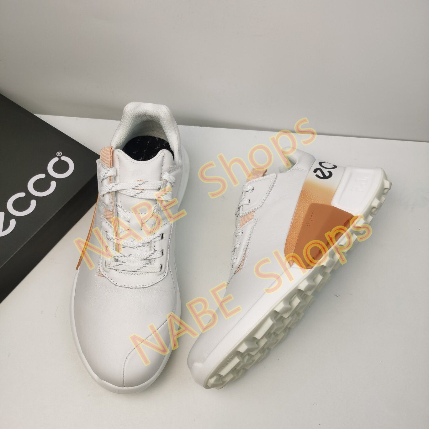 341番 美品 Ecco ゴルフシューズ 37 23.5cmスパイクレス 楽天市場