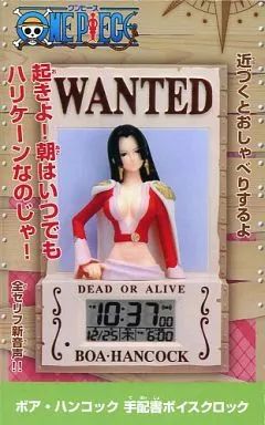 時計　ハンコック 中古】置き時計・壁掛け時計(キャラクター) ボア・ハンコック 手配書