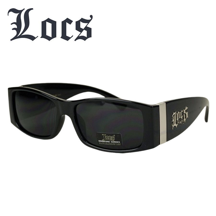 メンズ サングラス LOCS ローク ロックス 8LOC91171-BK SQUARE 