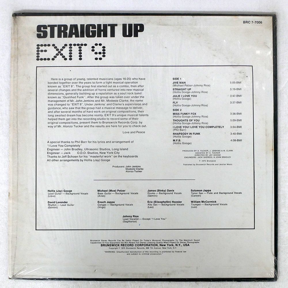 9|STRAIGHT UP|BRC