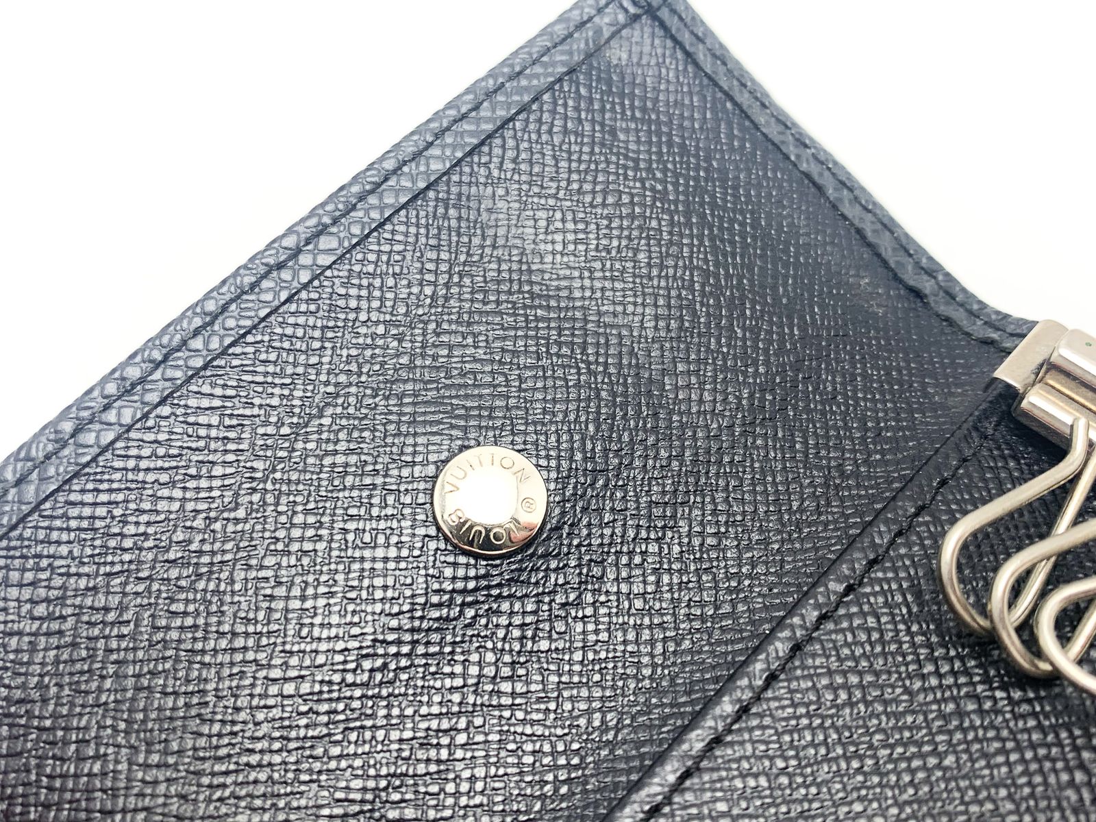 ミ*ー様 ④1001/未使用 BVLGARI キーケース 6連 ブラック BVLGARI