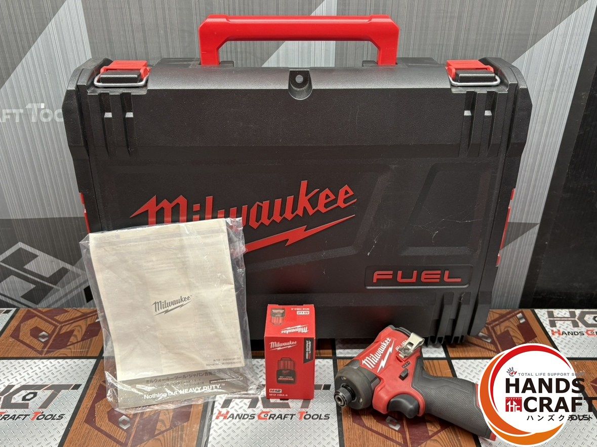 〇ミルウォーキー milwaukee M12FID2 インパクトドライバー バッテリ×1付き ハンズクラフト佐賀