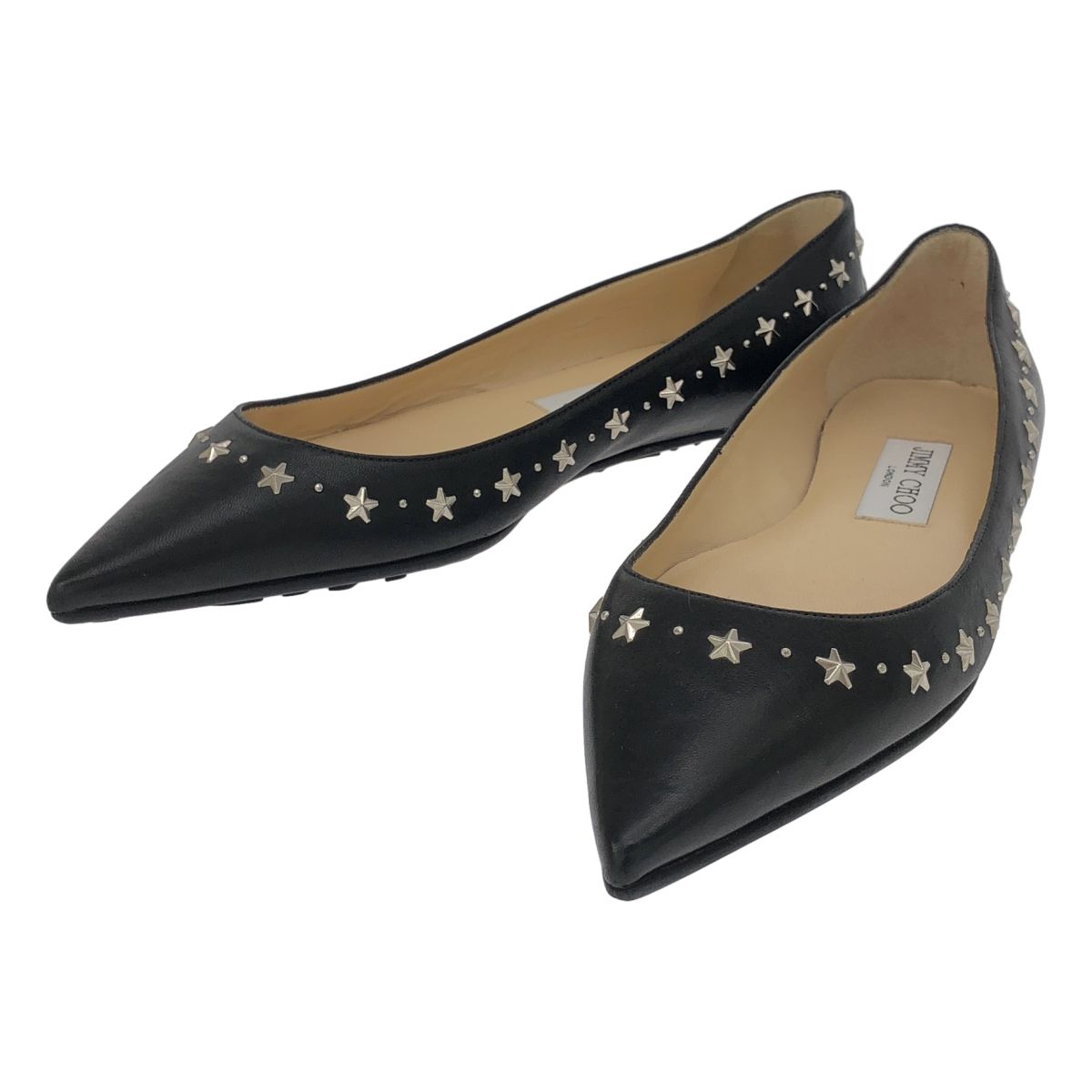 JIMMY CHOO フラットシューズ 36 JIMMY CHOO ジミーチュウ フラット