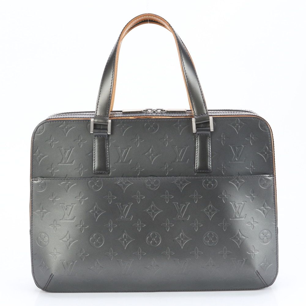 美品 モノグラム マット マルデン M55132 レザー ビジネス バッグ 書類