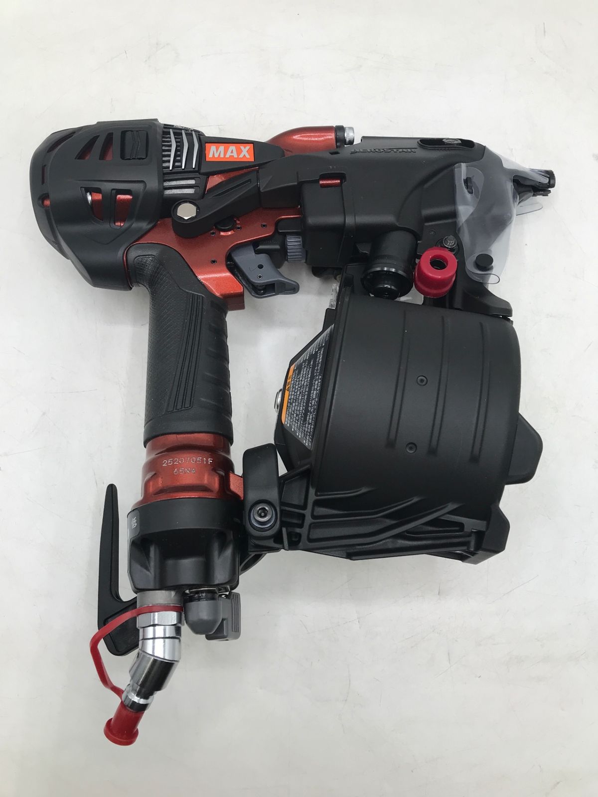 マックス(MAX) 高圧コイルネイラ　HN-75N4(D)-G クールグレー　圧力切替機構搭載　MAX製品保証付き 釘打ち機 HN91013