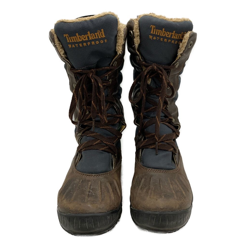 Timberland ティンバーランド Mount Holly Duck Boots 防水 レースアップ ブーツ グリーン (メンズ 10) 中古 古着 KA1560