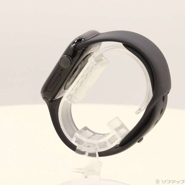 〔 品〕 Apple Watch Series 10 GPS 42mm ジェットブラックアルミニウムケース ブラックスポーツバンド 352
