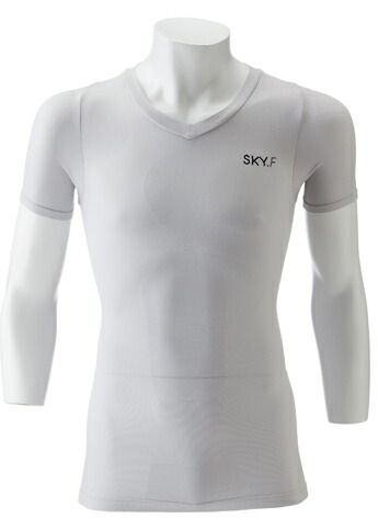 ナガイレーベン SKYFメンズトップ SKF-7022 シルバーグレー