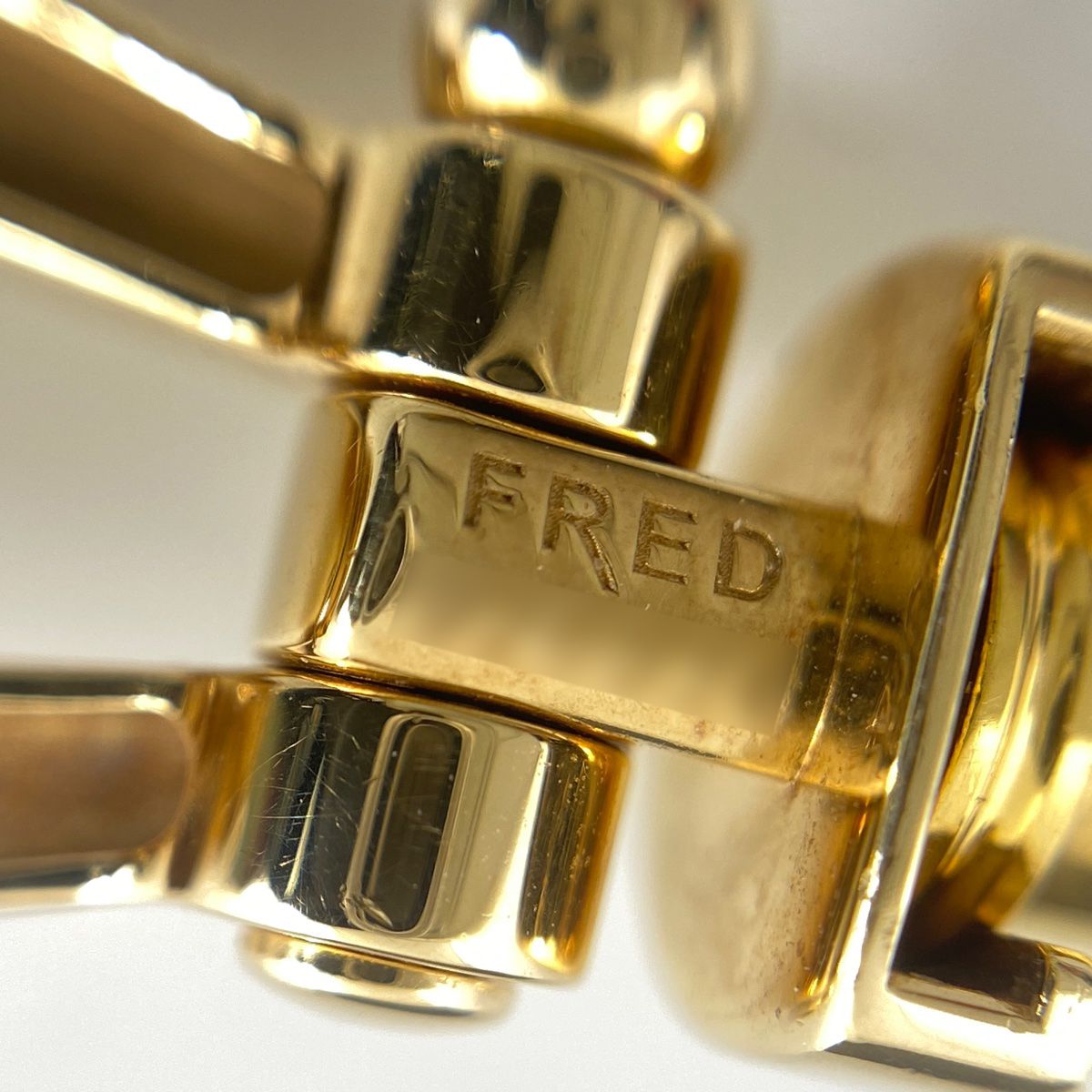 フレッド FRED フォース10 ブレスレット YG イエローゴールド 