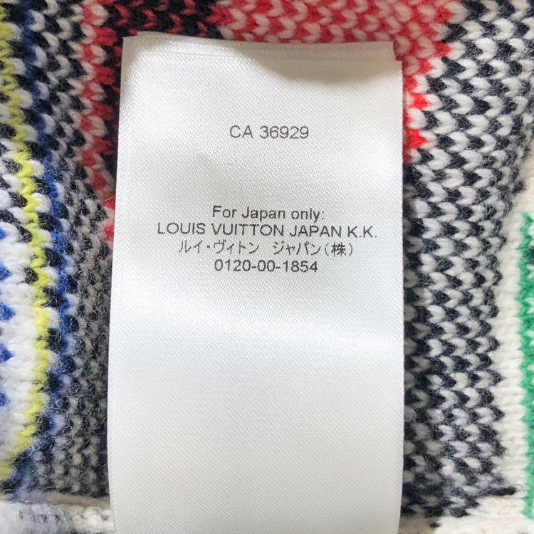 未使用品 LOUIS VUITTON ルイヴィトン 23SS パズル アート クルー