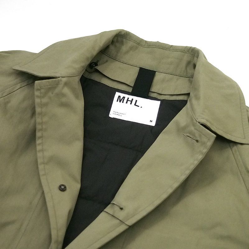 MHL. ライナー付 ステン コート カーキ 596-4210500 181