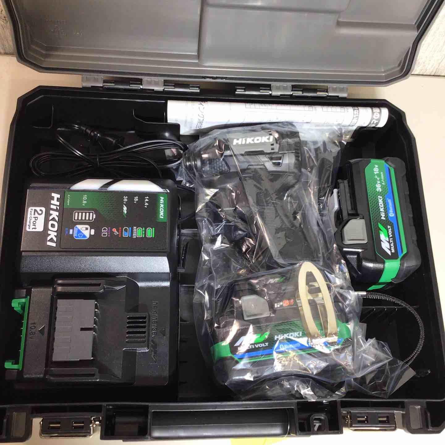 ハイコーキ HIKOKI 日立 コードレス インパクトドライバ ストロングブラック WH36DD 2XHBSZ フルセット インパクト 戸田店