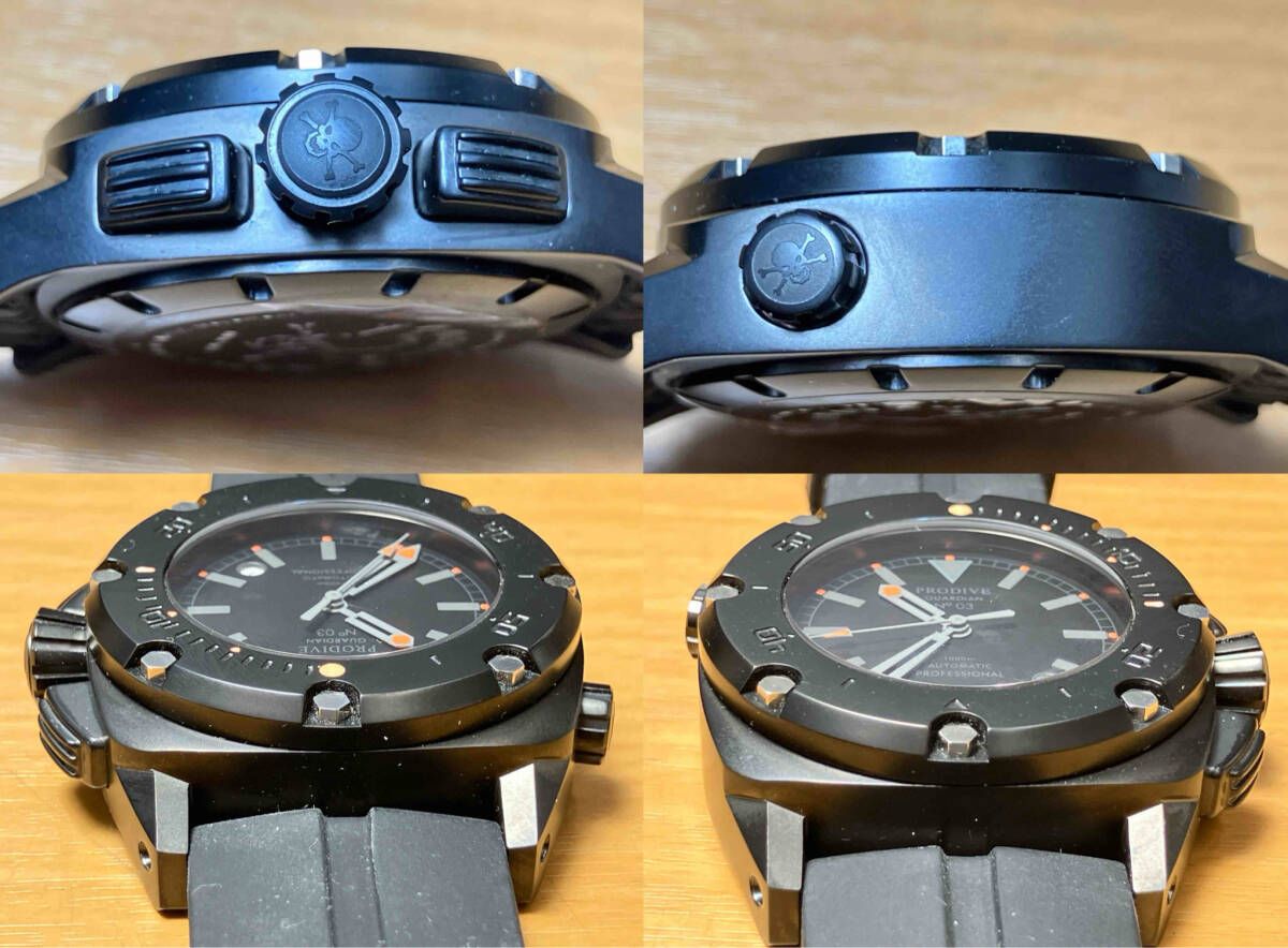 フォルティス自動巻き200防水時計ブラック