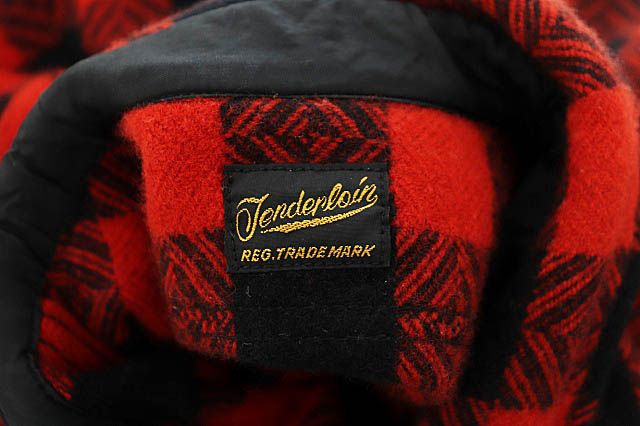 テンダーロイン　バッファロー　赤　ウール　CPO ジャケット　L TENDERLOIN バッファロー チェックジャケット テンダーロイン L
