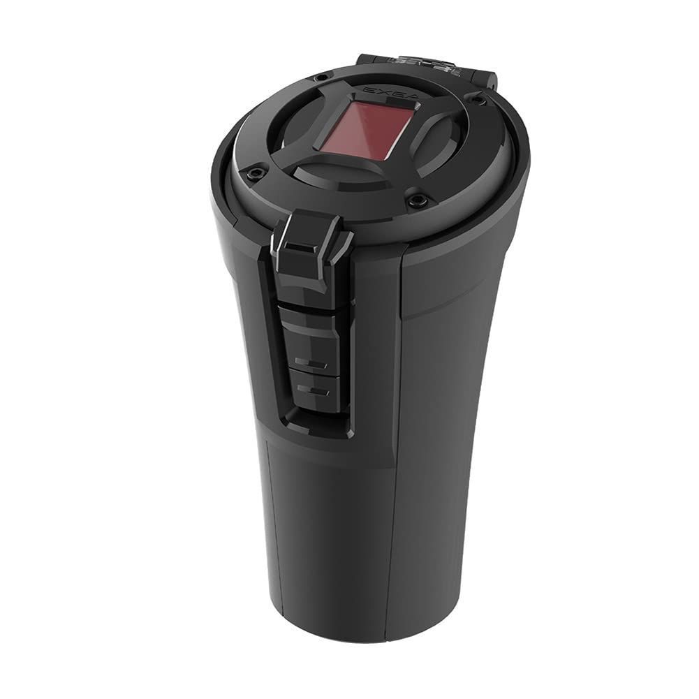 【特価セール】LED付き ED-227ドリンクホルダー型 BK ブラック ソーラーライトアッシュ EXEA(エクセア) 灰皿 車内用品 星光産業