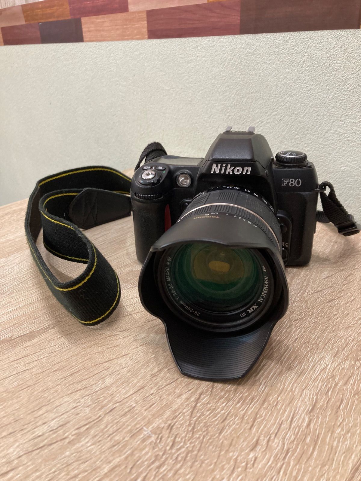 Nikon F80 フィルムカメラ TAMRON レンズ Nikon ニコン F80 タムロンレンズ付き ジャンク品 - メルカリ