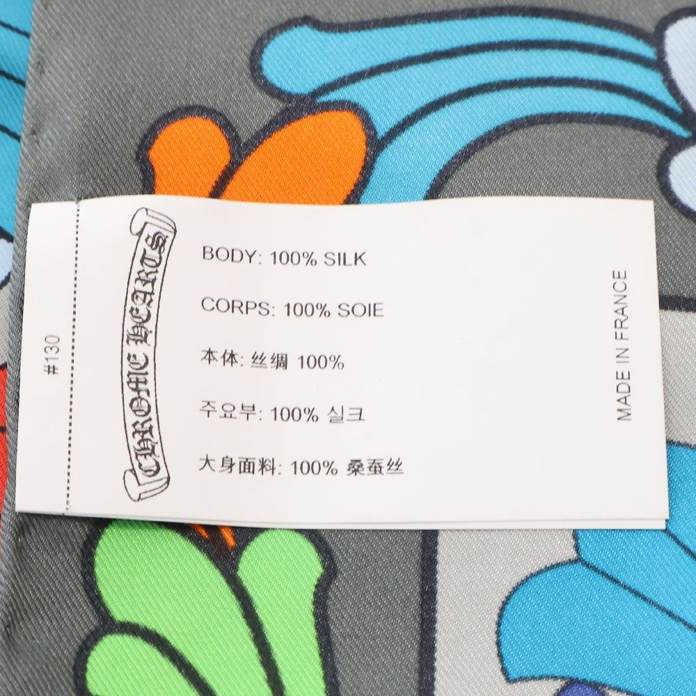 CHROME HEARTS (クロムハーツ) MULTI FLRL CRS SCARF マルチフローラル  