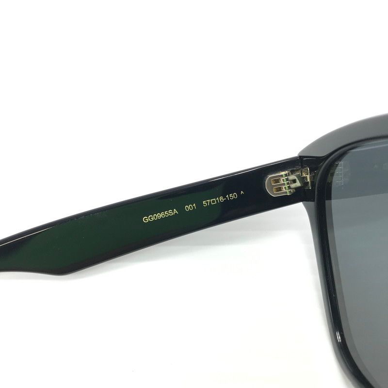 中古品】GUCCI グッチ LOGO SQUARE FRAME SUNGLASSES GG0965SA