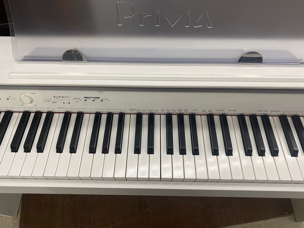 中古品】熊本県引取り限定 CASIO カシオ Privia 電子ピアノ PX-750 白 88鍵 ○YR-17832○ - メルカリ