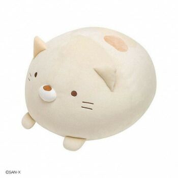 サンエックス San-x すみっコぐらし スーパーもーちもち大福クッション ねこ MR78201
