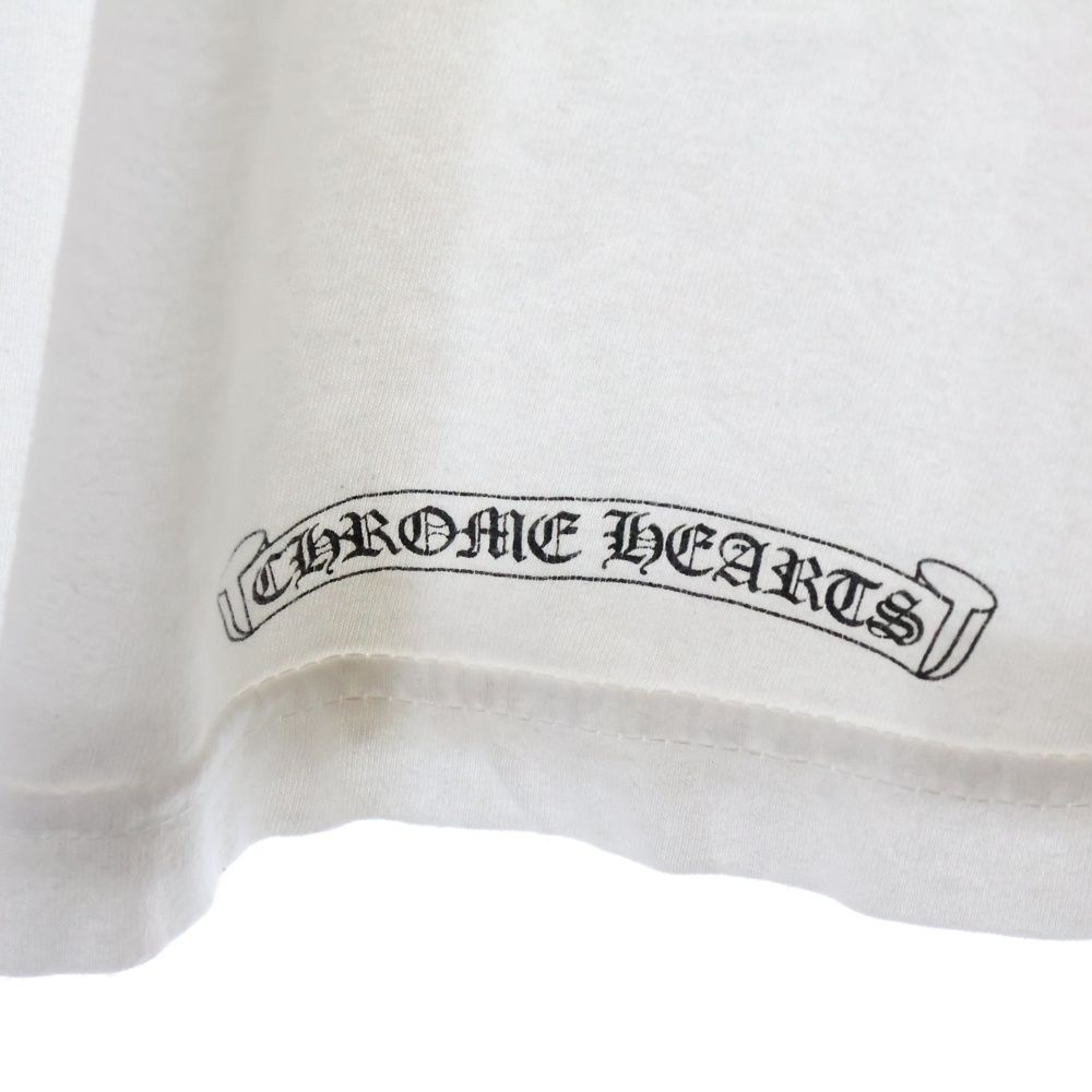 CHROME HEARTS (クロムハーツ) Neck Logo L/S Tee ネックロゴ CH