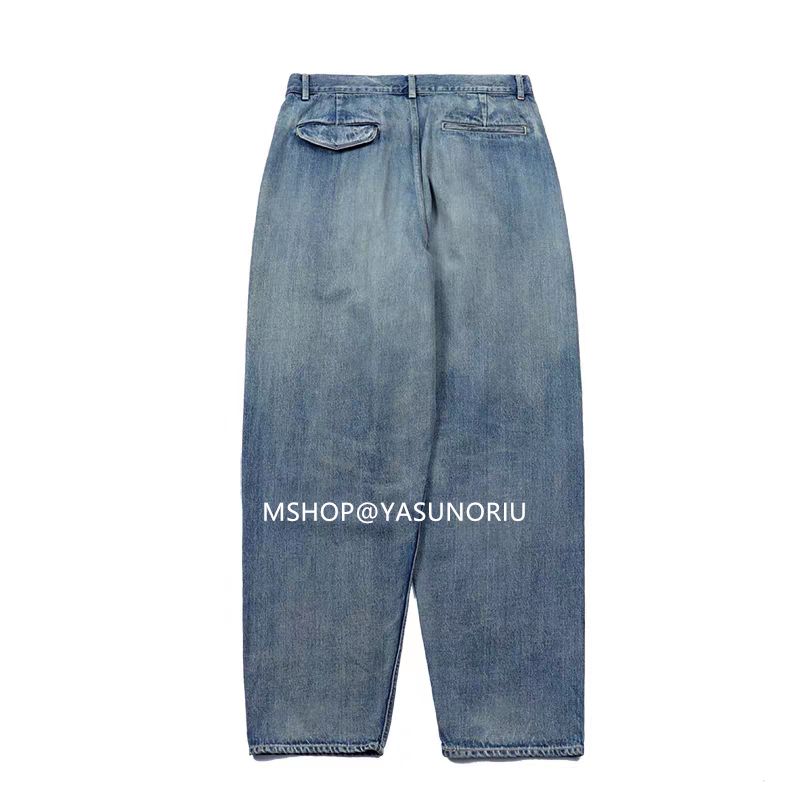 Graphpaper selvage denim two tuck pants  2