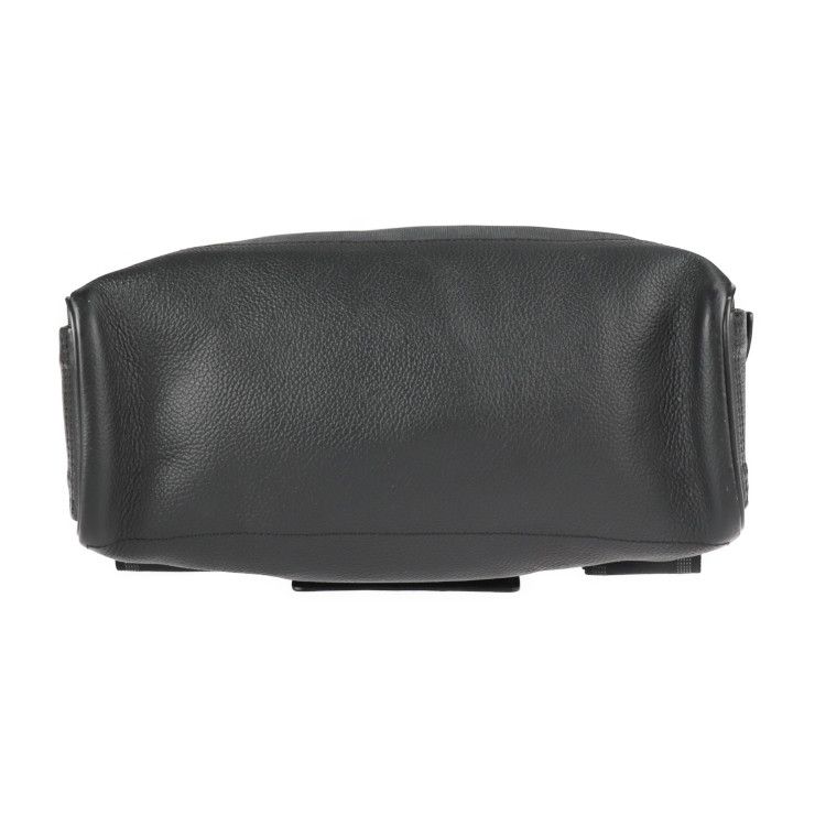 現行　ダンヒル Dunhill ディーエイト レザー　PVC ショルダー　黒 Dunhill ダンヒル ショルダーバッグ PVC レザー グレー ブラック D