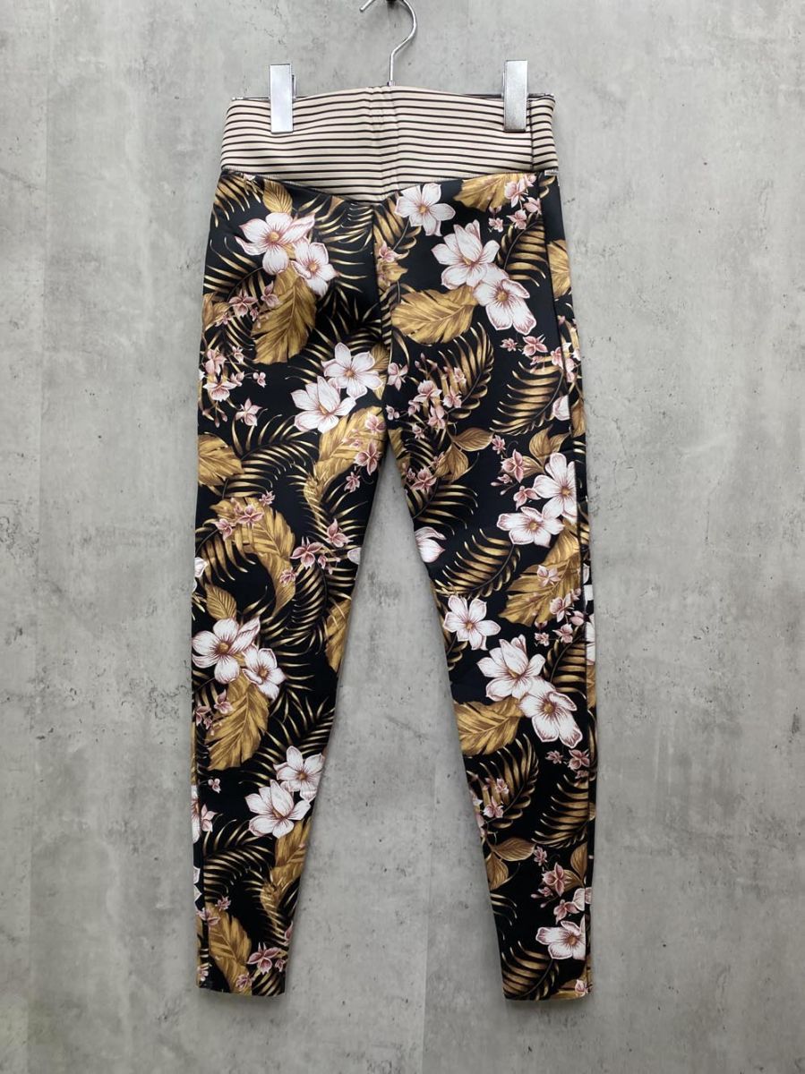 RIP CURL リップカール ロングパンツ レギンス ウェットスーツ サーフィン サップ 花柄 水着 黒 レディース