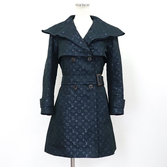 ルイヴィトン LVロゴ総柄 トレンチ コート アウター 38 【公式通販】