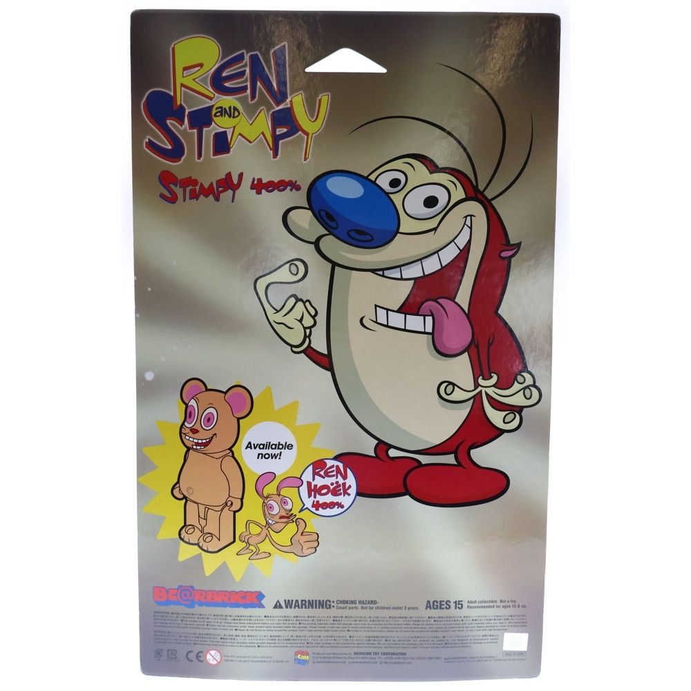 メディコム　ベアブリック　レン&スティンピー　フィギュア MEDICOM TOY (メディコムトイ) BE@RBRICK REN AND STIMPY 400