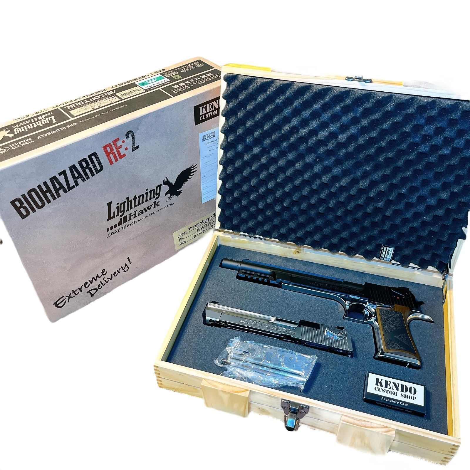 東京マルイ バイオハザード ライトニング ホーク .50AE 10インチ マグナポートカスタム 18歳以上ガスブローバック ○1526