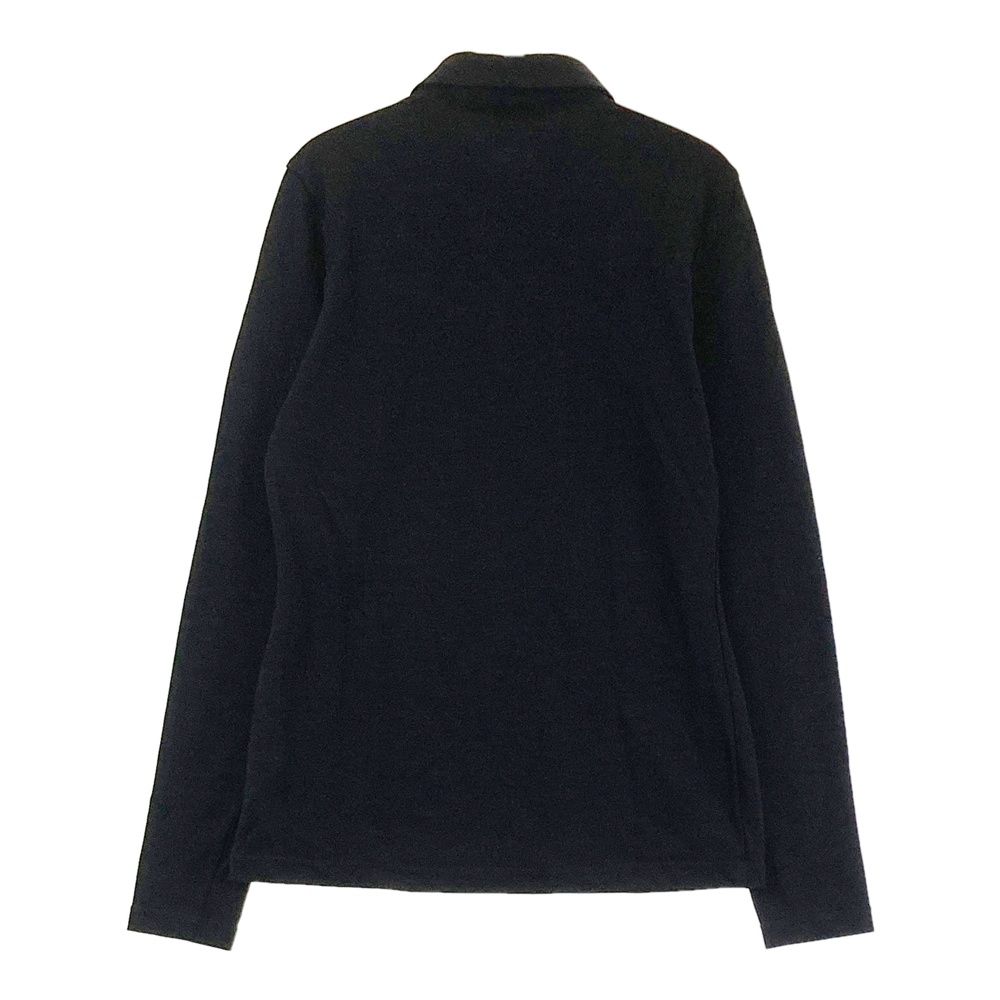 サイズ：S DESCENTE GOLF デサントゴルフ  長袖ポロシャツ  ブラック系 [240101466109] ゴルフウェア レディース ストスト サイズ：S DESCENTE GOLF デサントゴルフ 長袖ポロシャツ