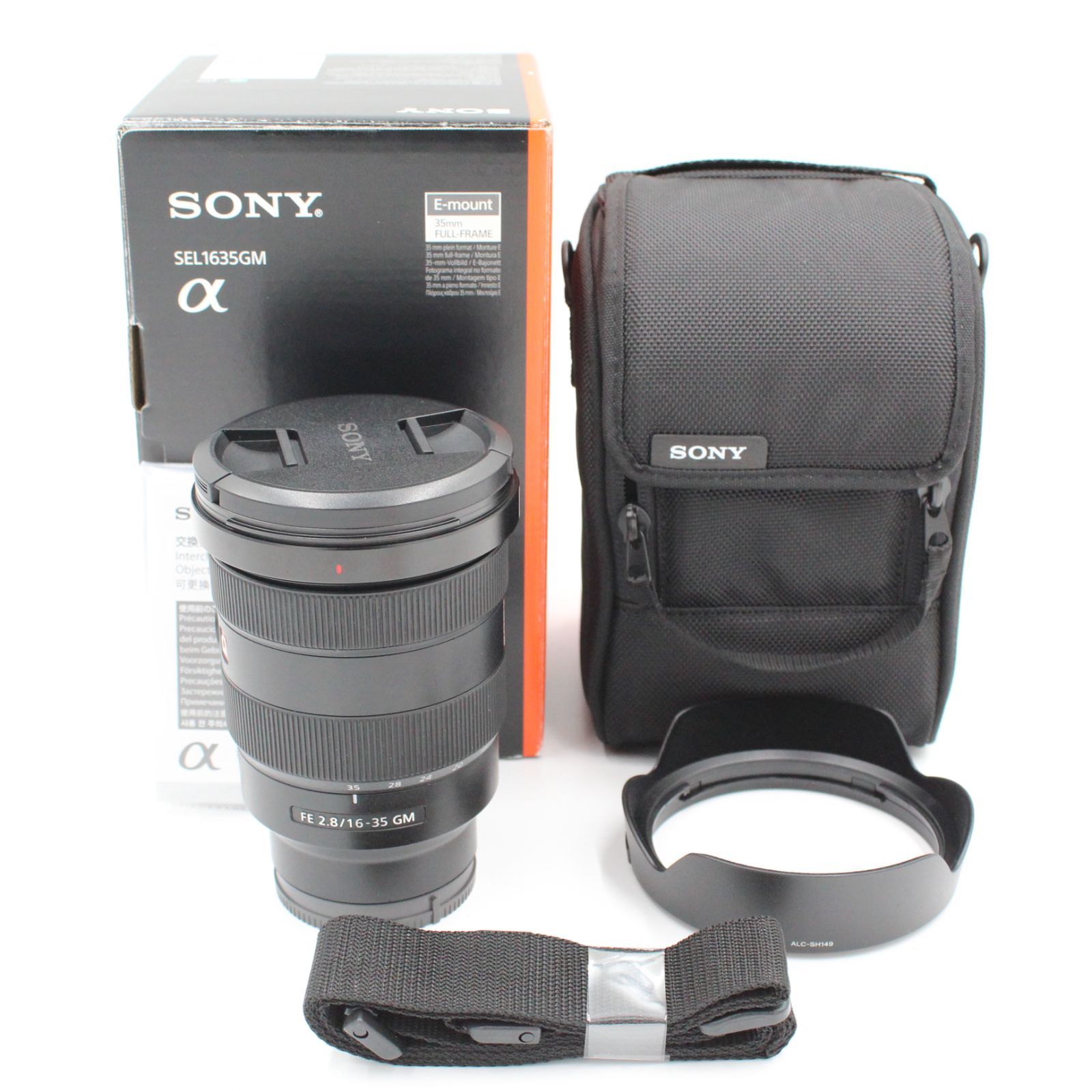 SONY FE 16-35mm F2.8 GM SEL1635GM 箱・ケース付 カメラレンズ FE 16-35mm F2.8 GM G Master ブラック SEL1635GM