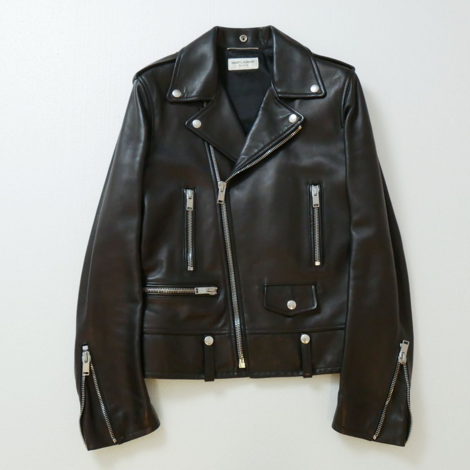 Saint laurent paris サンローランパリ ライダース L01 シープスキン 