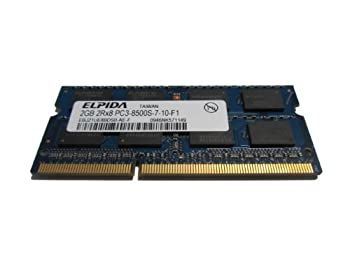【中古】Elpida 2?GB pc3???8500s ddr3?SDRAM SO - DIMMメモリ