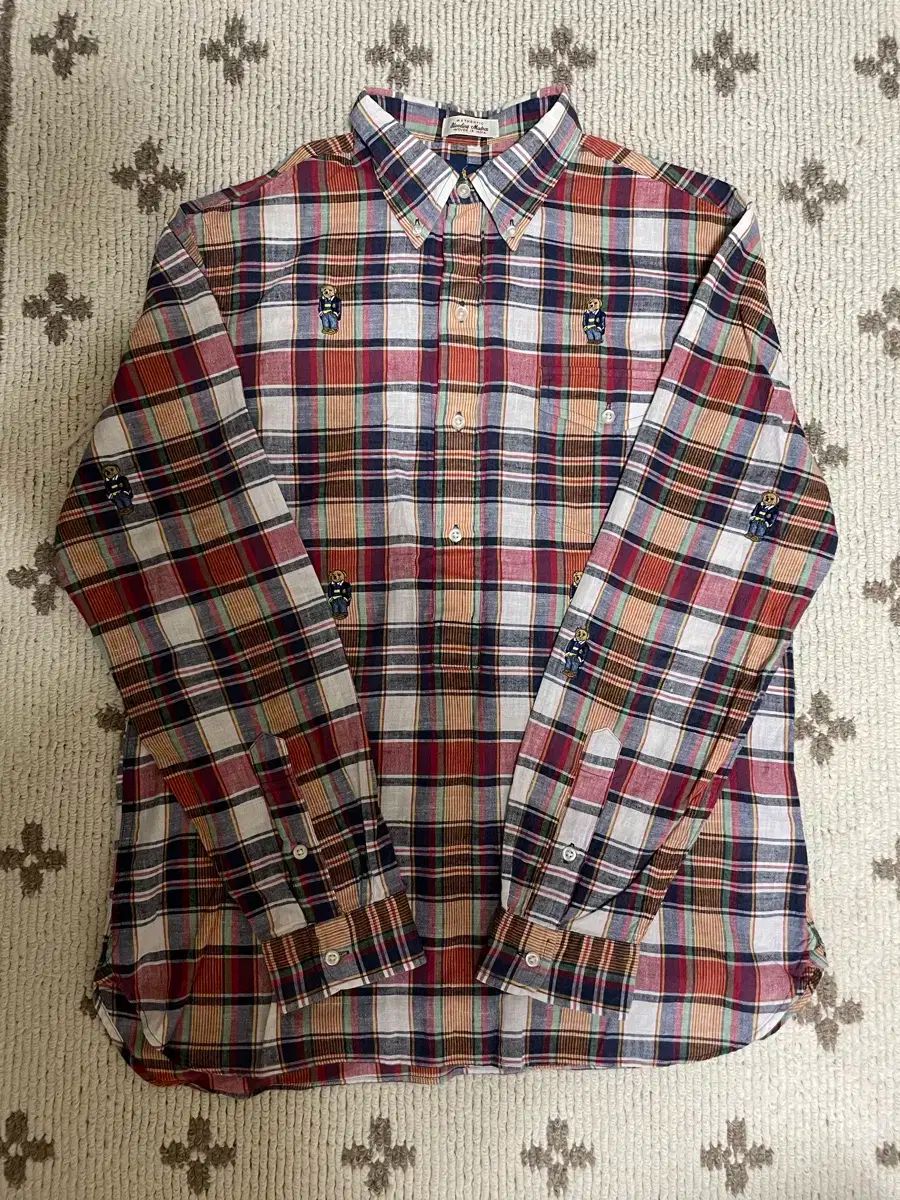 ポロ Ralph Lauren ラルフローレン ベア くま チェック シャツ