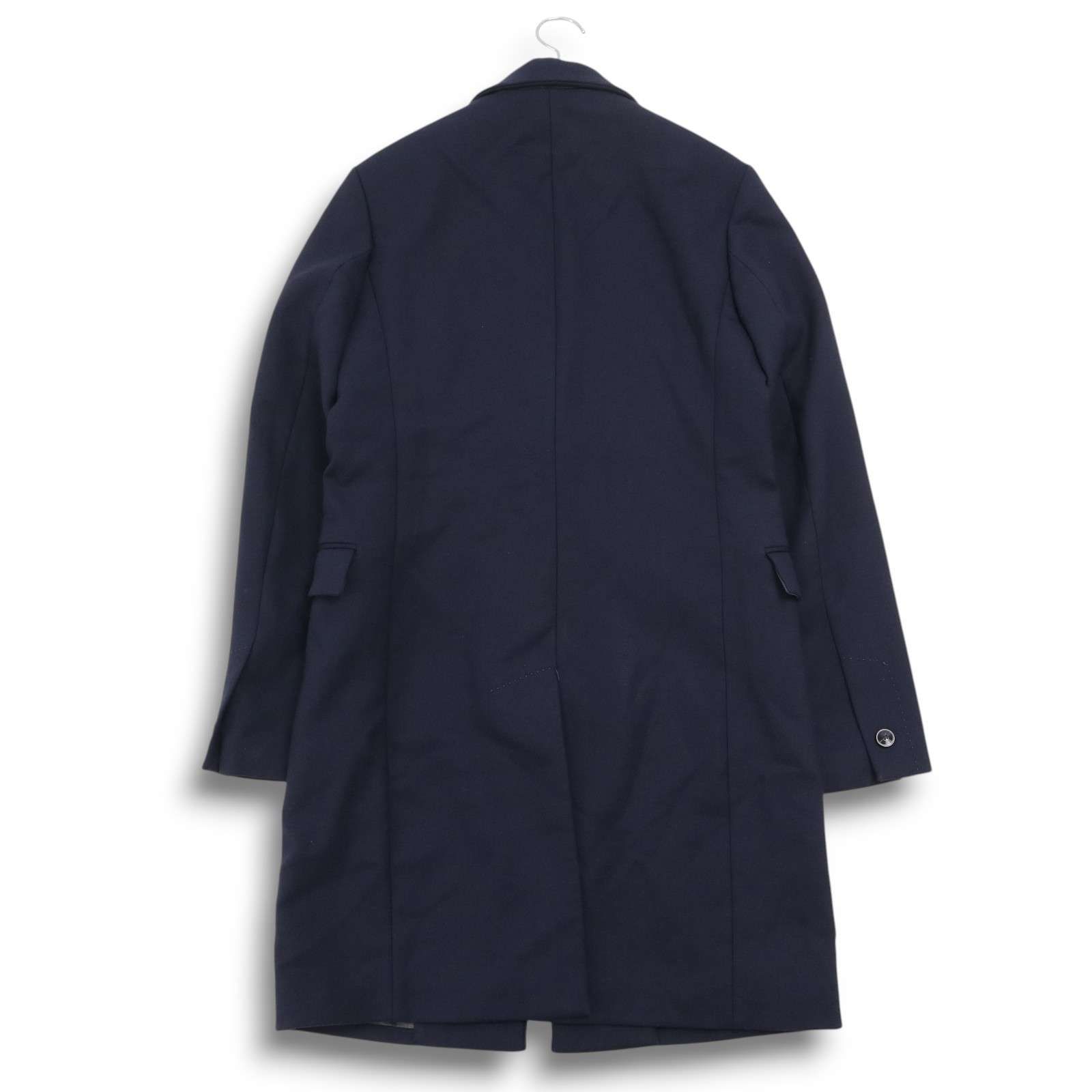 ZARA MAN ザラ マン 秋冬☆ ウール混 ジップ チェスター コート Sz.S