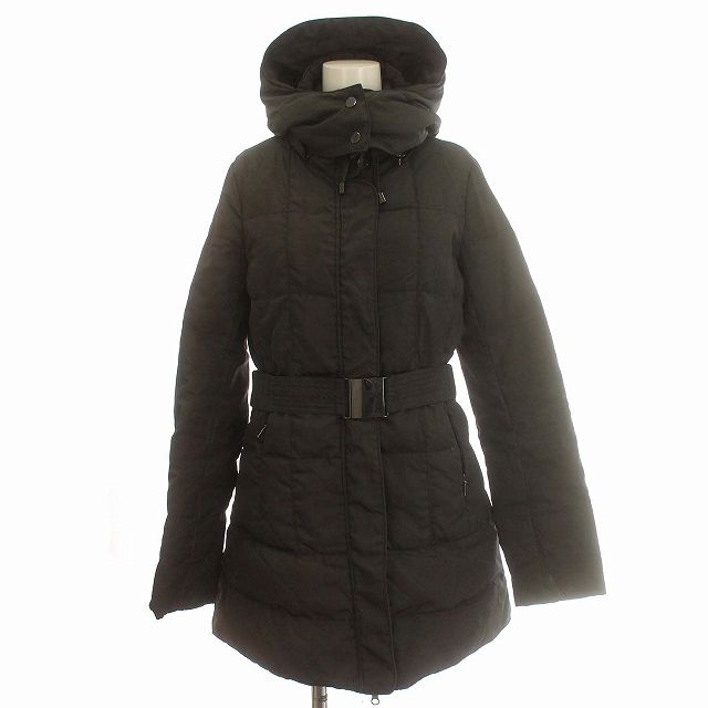 ザラ ベーシック ZARA BASIC ダウンコート フード ベルト付き ザラ ベーシック ZARA BASIC ダウンコート フード ベルト付き