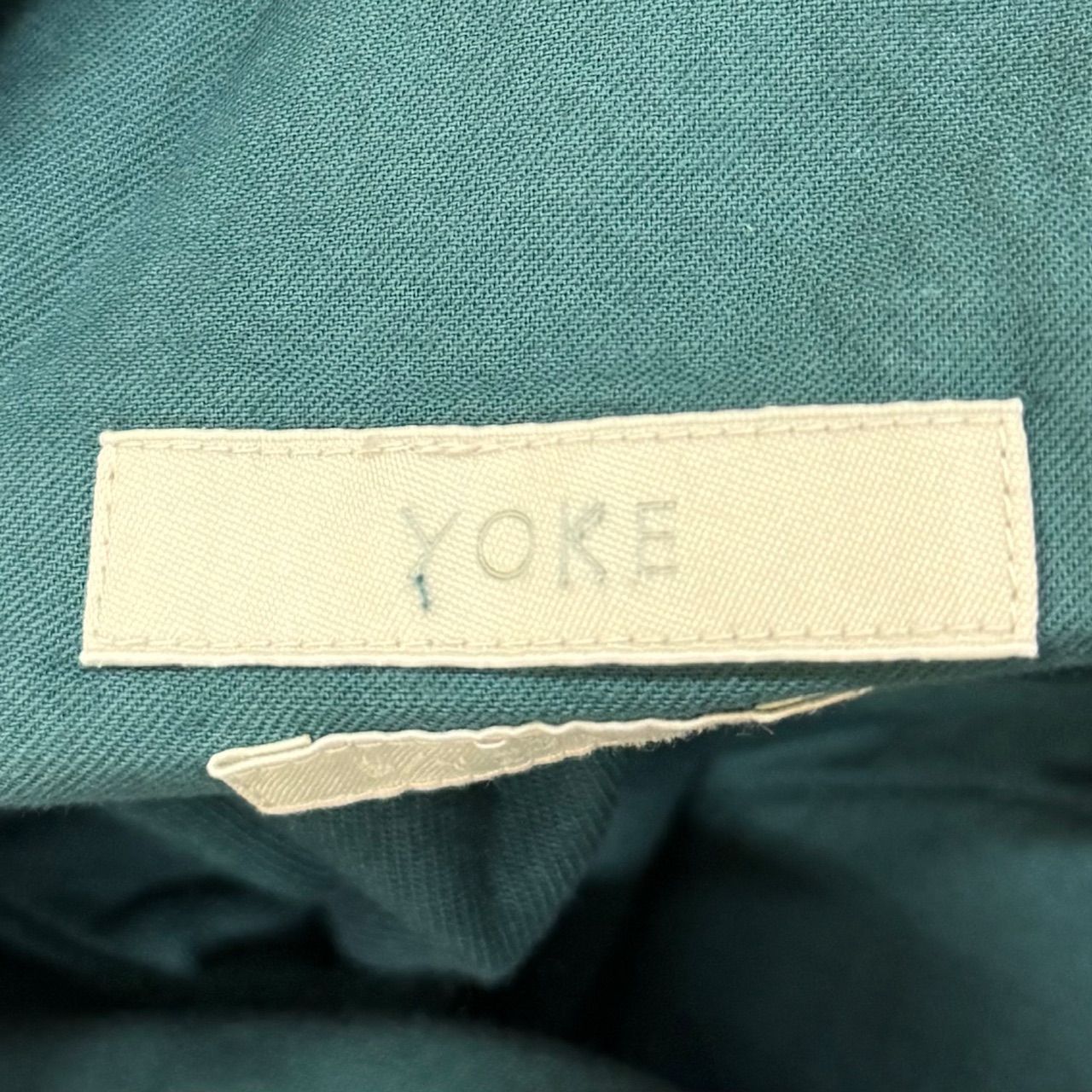 定価38500円 新品 YOKE 23SS BELTED WIDE-LEGGED DENIM TROUSERS 