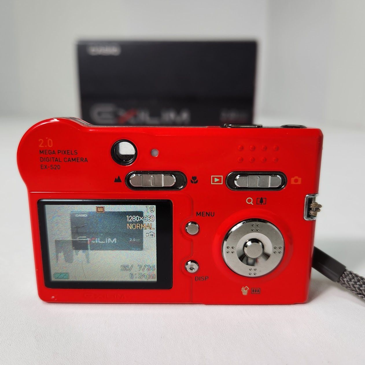 CASIO EXILIM EX-S20 カシオ コンデジ 赤