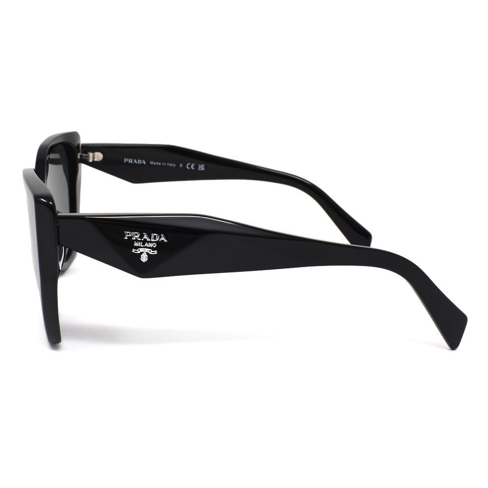 極美品 PRADA サングラス PR19ZSF 1AB5S0 56 PRADA PR 19ZSF 1AB5S0 Black Dark Grey Women's 56 mm