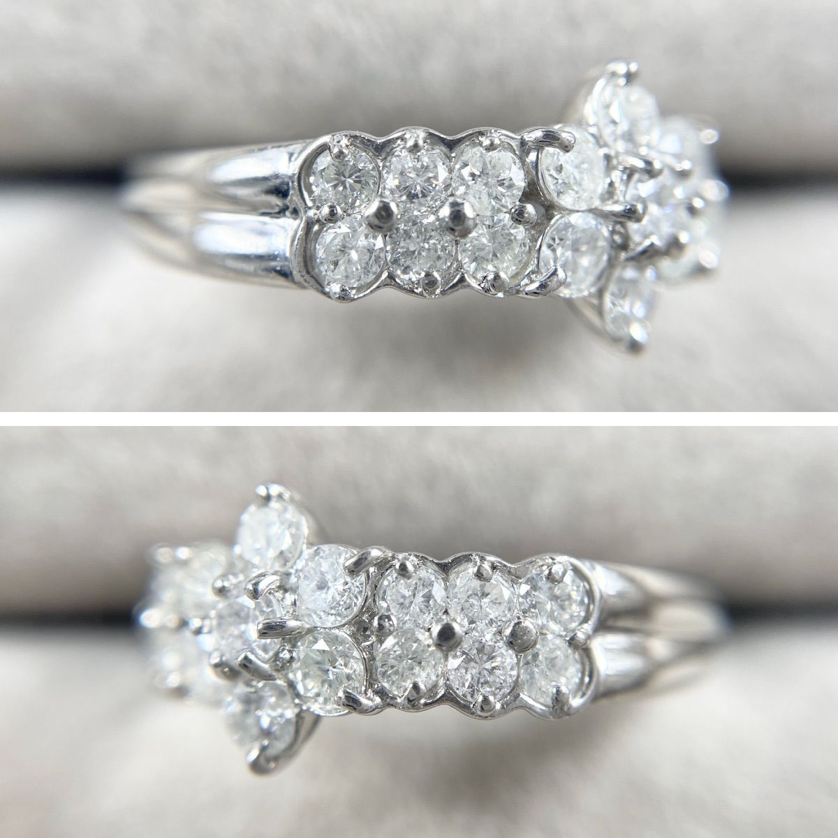 Pt900 天然ダイヤモンド 1.00ct リング - メルカリ